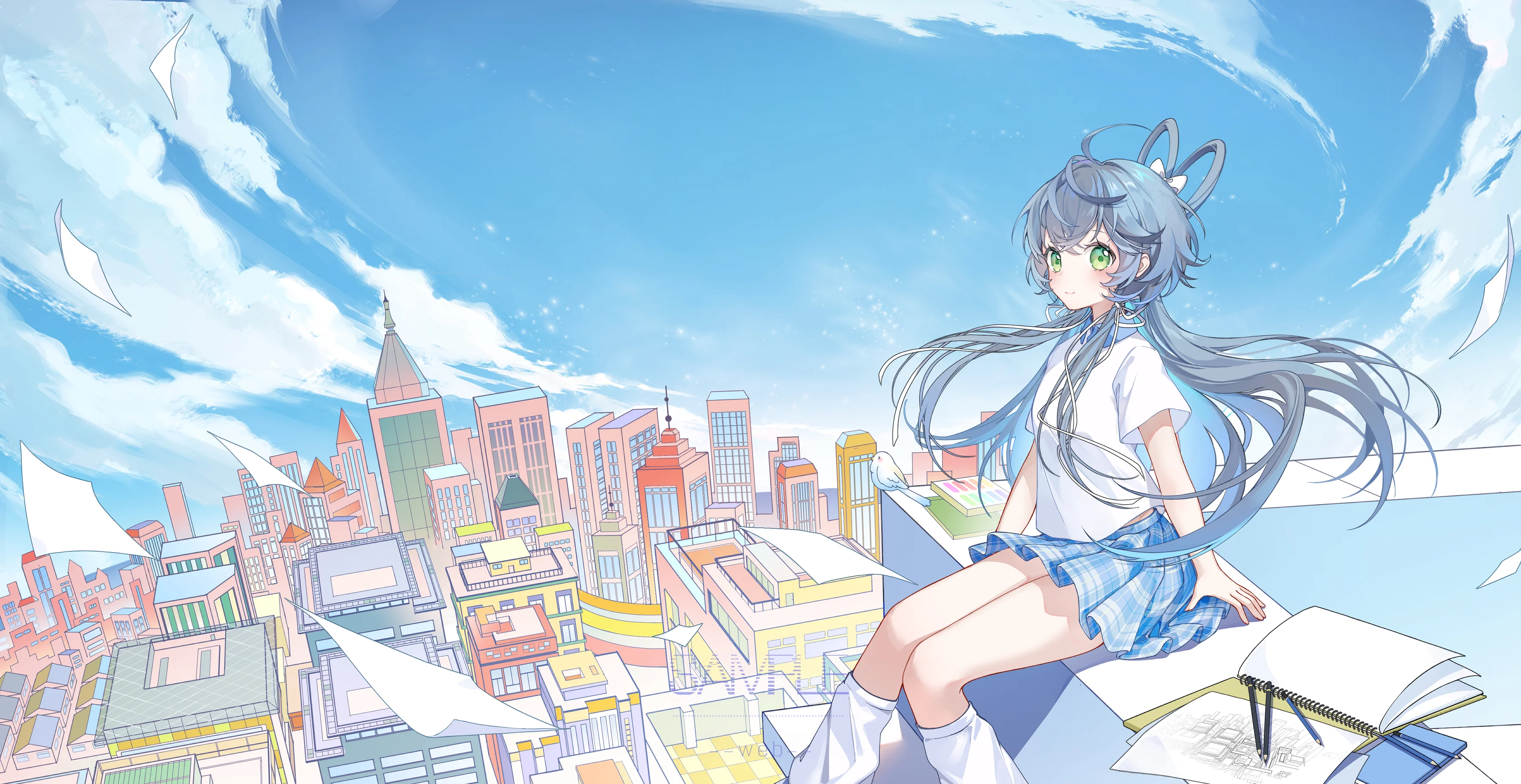 Mobile background image of the blog